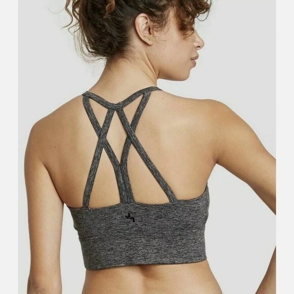 JoyLab Sports Bra Women X-Small Criss Cross Back Straps Workout Top XS - Picture 6 of 8